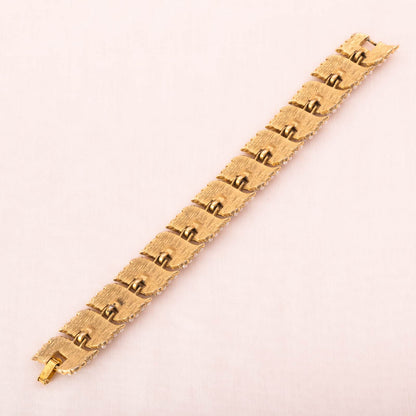 Trifari-Perlen-Armband-vergoldete-Rückseite