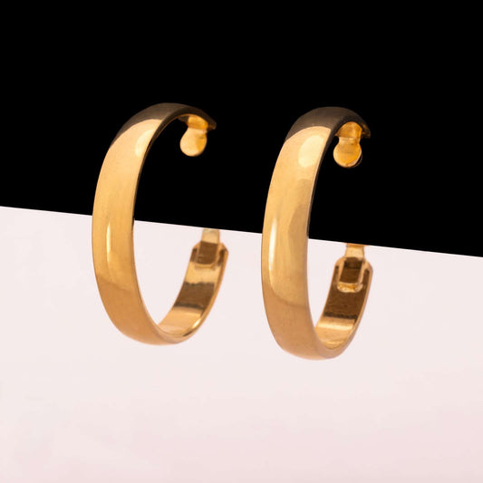 Trifati-klassische-vergoldete-Clip-Kreolen