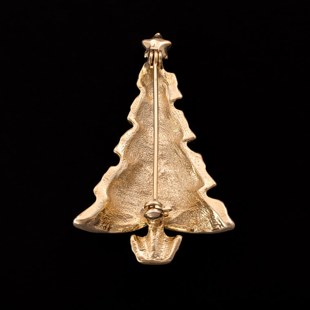 Weihnachtsbaum-Brosche-vergoldete-Rückseite