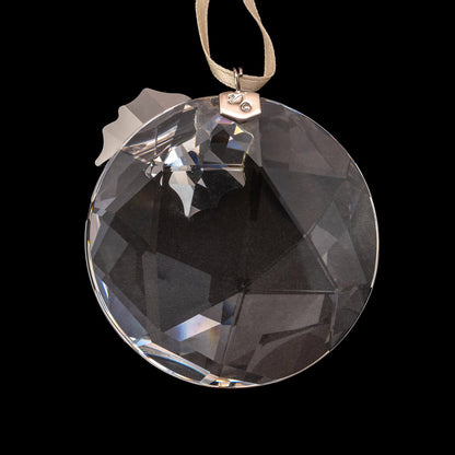 Swarovski-Weihnachtsbaumkugel-Kristall-Rückseite-Schwan-Signatur