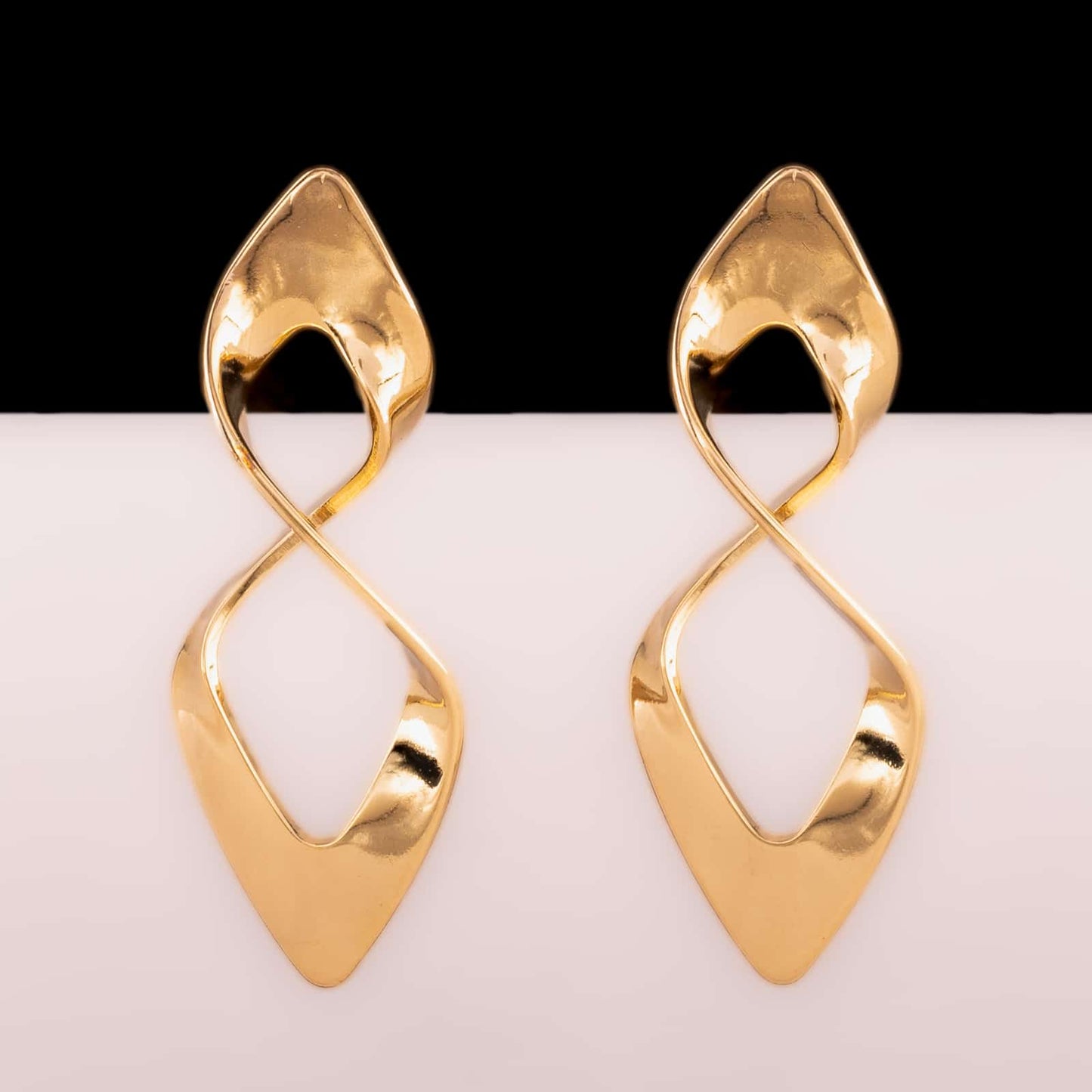 Avon-Fashion-Twist-Ohrringe-Original-1988