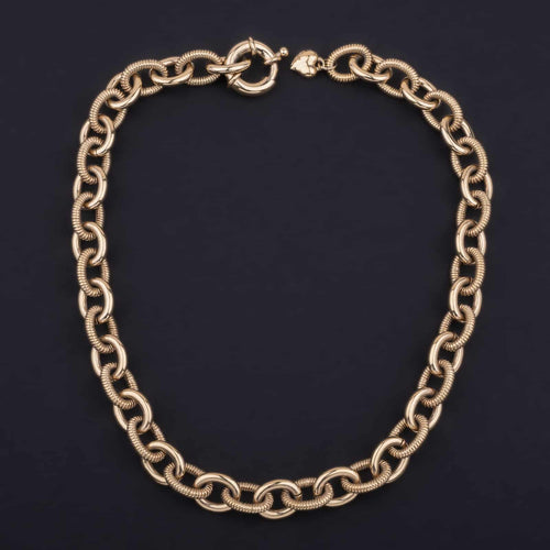 CAROLEE gold plated chain link necklace