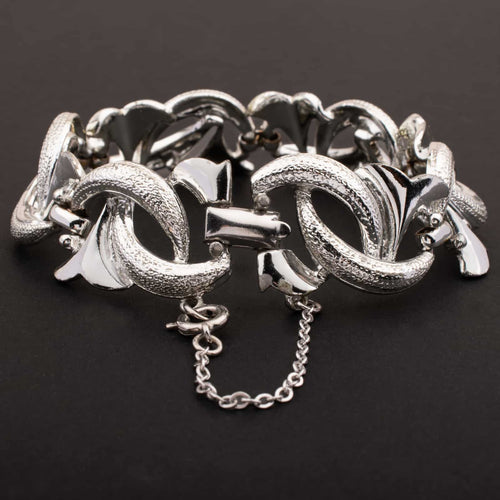 CORO silver colored bracelet from the 60s