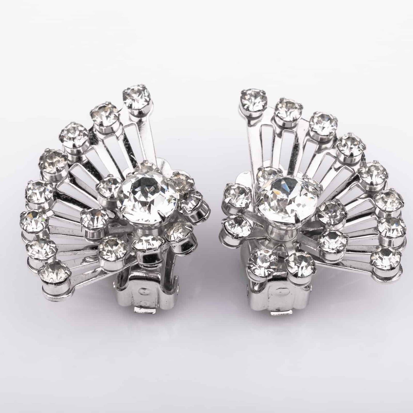 Coro-Vintage-Strass-Ohrclips-50s