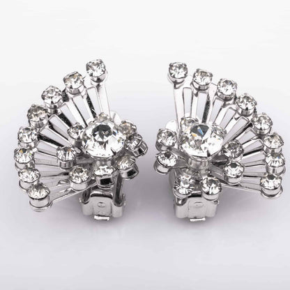 Coro-Vintage-Strass-Ohrclips-50s