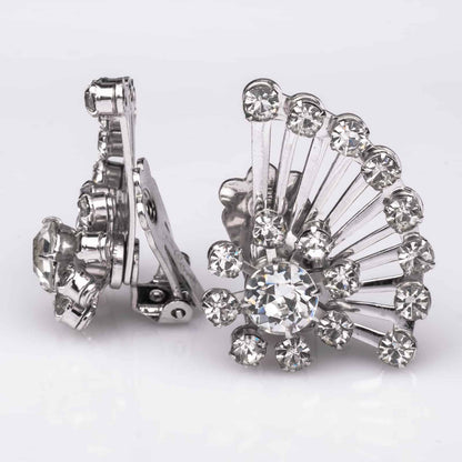 Coro-Vintage-Strass-Ohrclips-50s