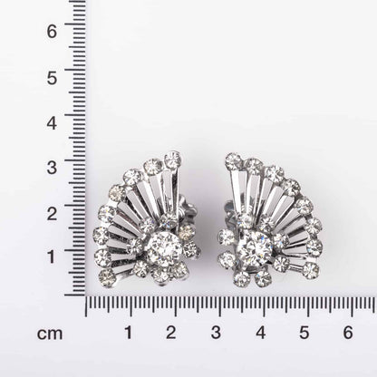 Coro-Vintage-Strass-Ohrclips-50s