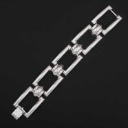 CORO breites Armband im Art Deco Design