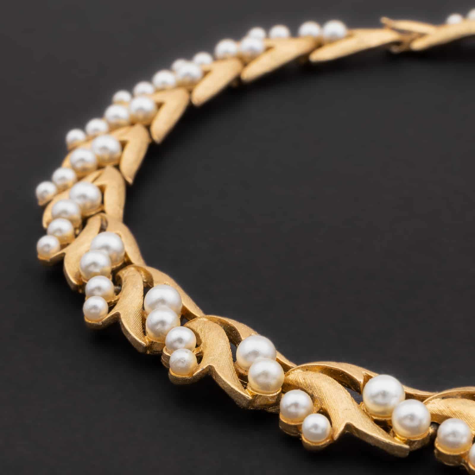 Corocraft-vergoldete-Halskette-mit-Perlen