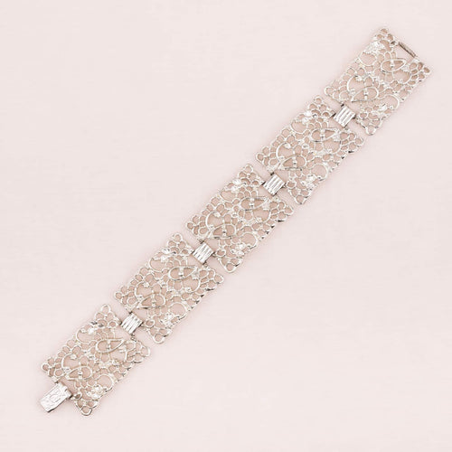 Emmons silver colored "Lace" bracelet 