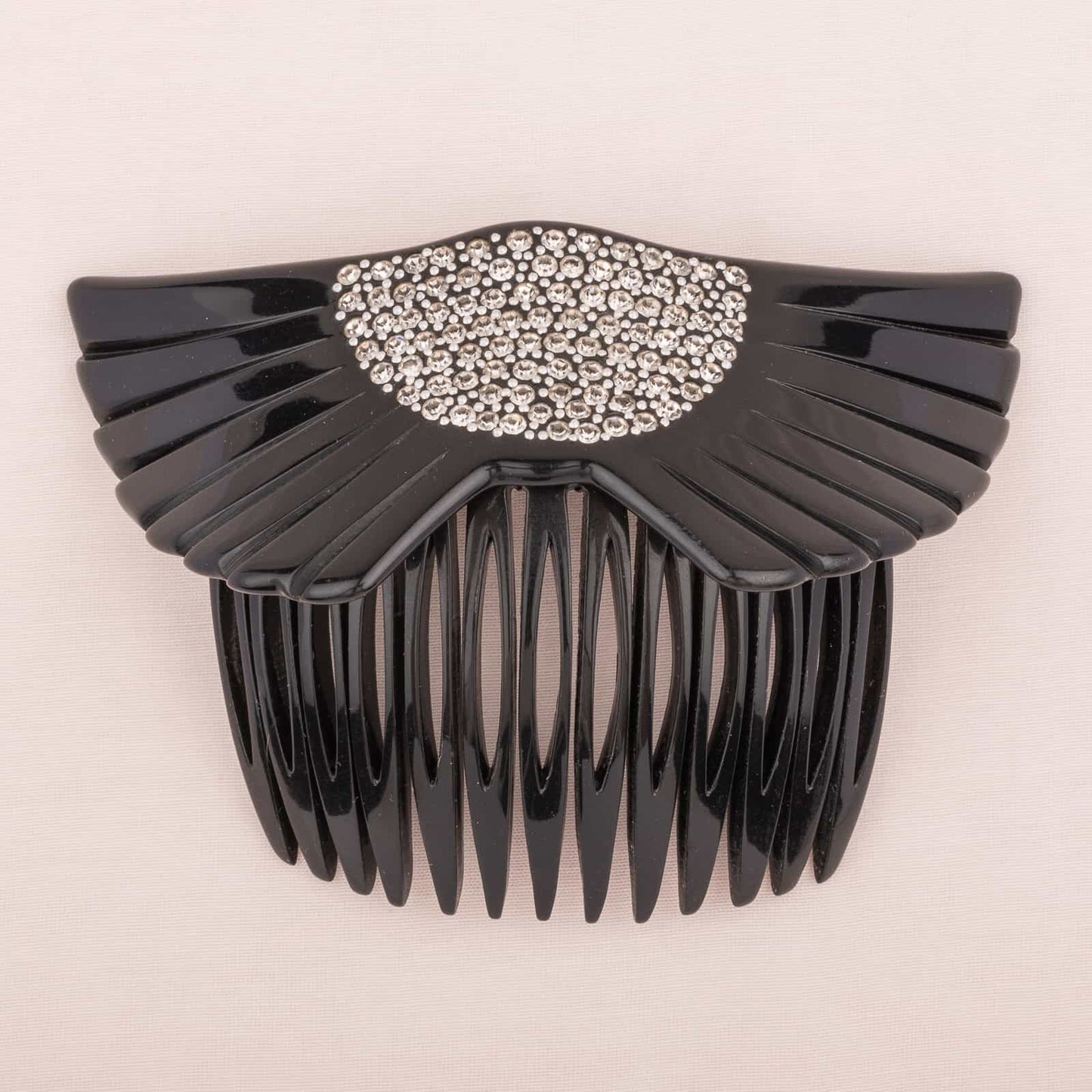 Francois-Huchard-schwarzer-Steckkamm-Strass-verziert