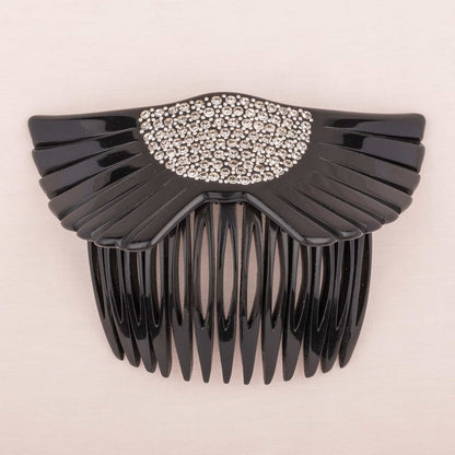 Francois-Huchard-schwarzer-Steckkamm-Strass-verziert