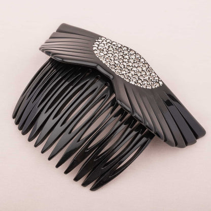 Francois-Huchard-schwarzer-Steckkamm-Strass-verziert