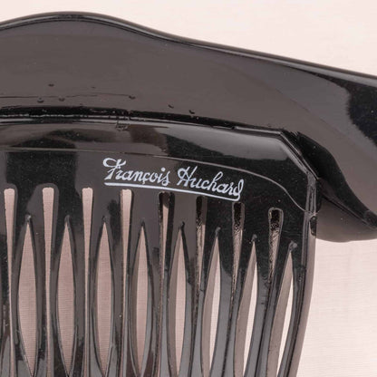 Francois-Huchard-schwarzer-Steckkamm-Signatur