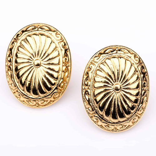 GIVENCHY gold-plated earrings in a classic design