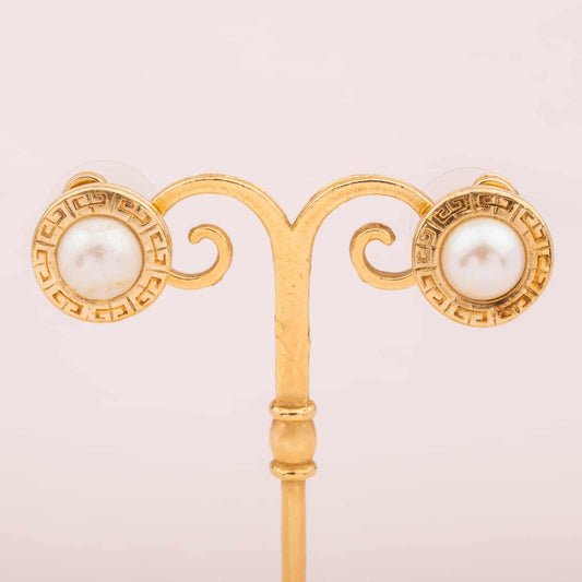 Givenchy-Perlenstecker-in-vergoldeter-Fassung
