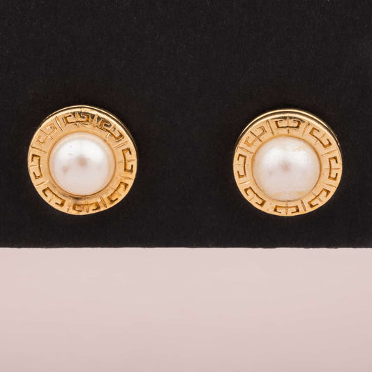 Givenchy-Perlenstecker-in-vergoldeter-Fassung