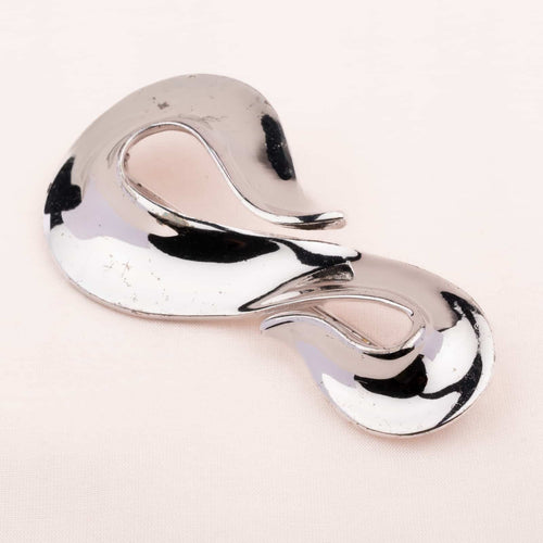GIVENCHY silberfarbene Vintage Brosche aus den 80s