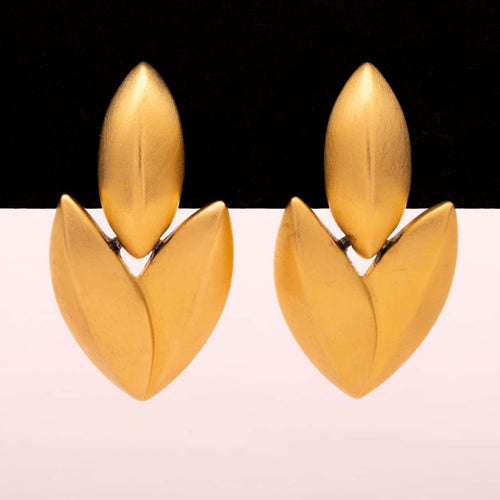 GIVENCHY gold plated earrings 90s vintage
