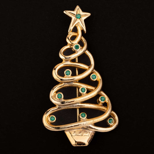 JJ-Tannenbaum-Brosche-goldfarben-mit-grünem-Strass