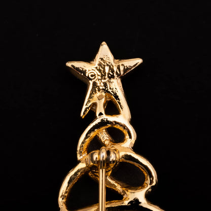 JJ-Tannenbaum-Brosche-goldfarben-Signatur