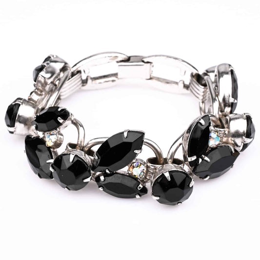 Juliana-schwarzes-50s-Strass-Armband