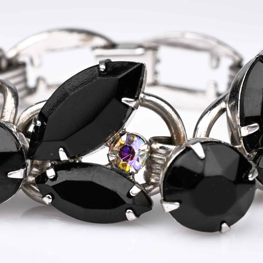 Juliana-schwarzes-50s-Strass-Armband