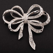 Große Strass Schleifenbrosche von KJL for AVON