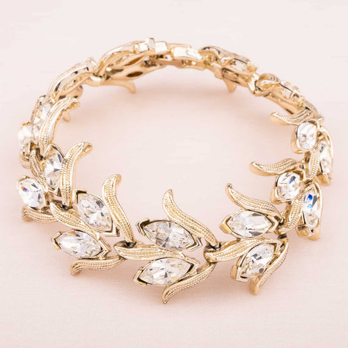 Vintage rhinestone bracelet by KRAMER from the 60s