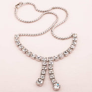 Vintage Strasskette von KRAMER im Diamond Look aus den 50s