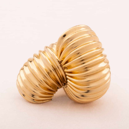 Les-Bernard-vergoldete-90s-Kreolen-Ohrringe