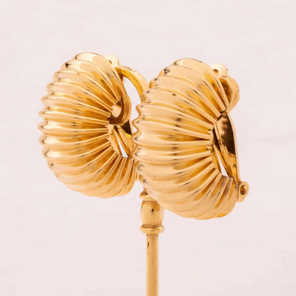 Les-Bernard-vergoldete-90s-Kreolen-Ohrringe