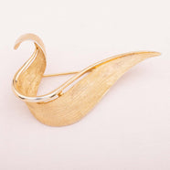 MARBOUX geschwungene Vintage Brosche