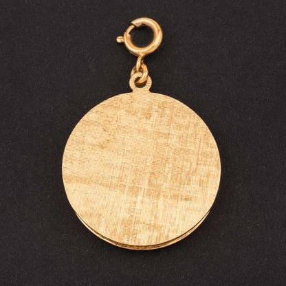 Monet-Charm-Anhänger-Medaille-Rückseite