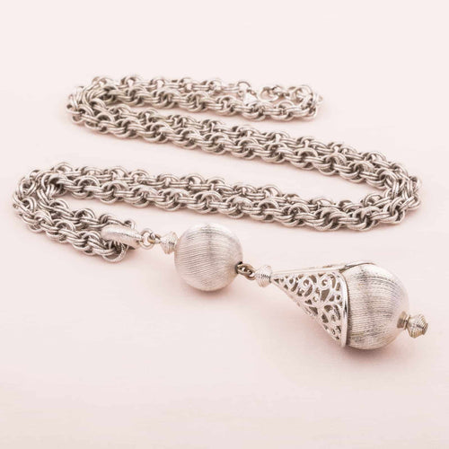 MONET silver colored necklace from the Bolero collection