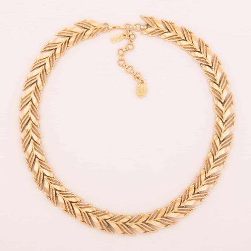 MONET gold-plated chain necklace from the 60s