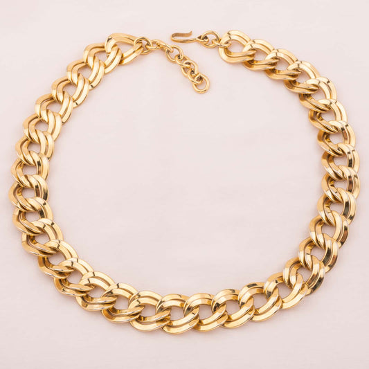 Monet-Collier-vergoldete-Halskette-90s