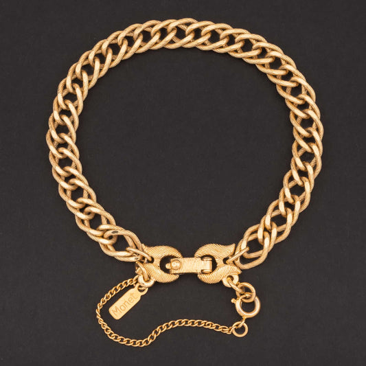 Monet-vergoldetes-Armband-60s