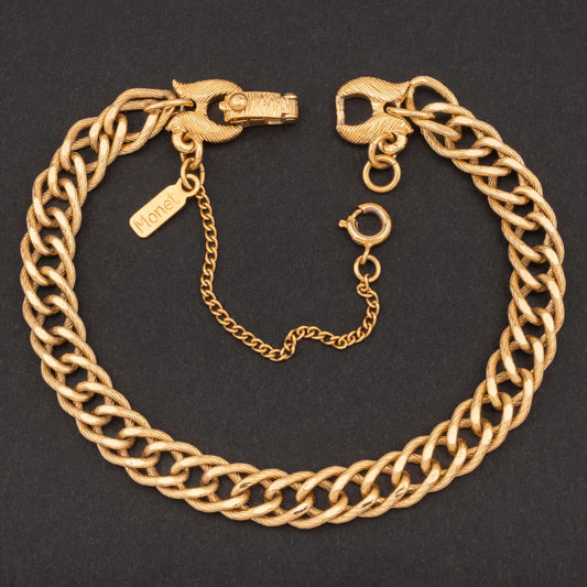 Monet-vergoldetes-Armband-60s