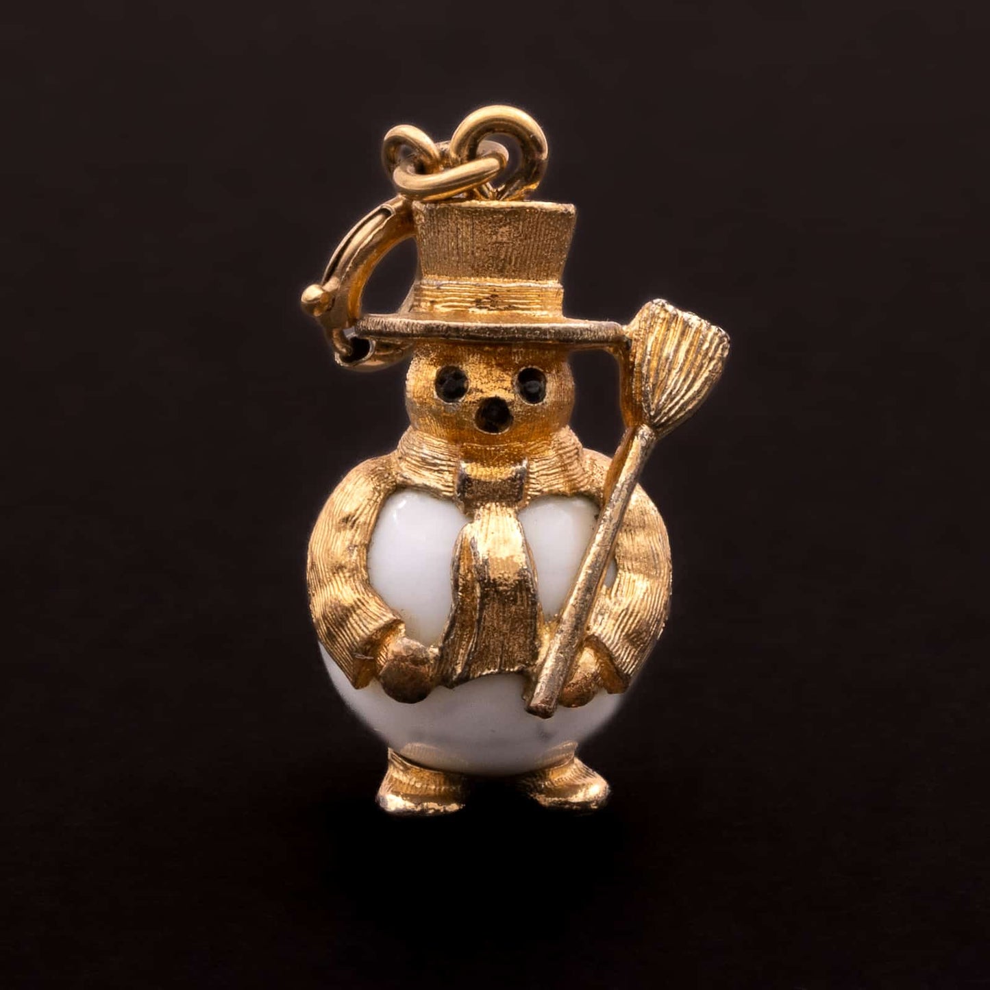 Monet-Schneemann-Charm-Anhänger
