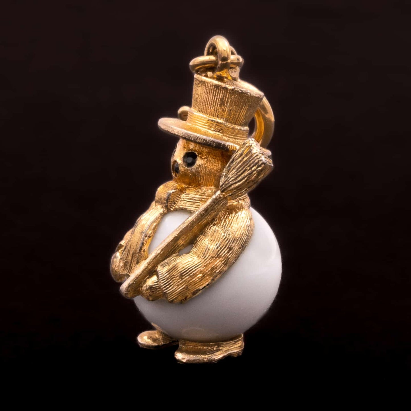 Monet-Schneemann-Charm-Anhänger