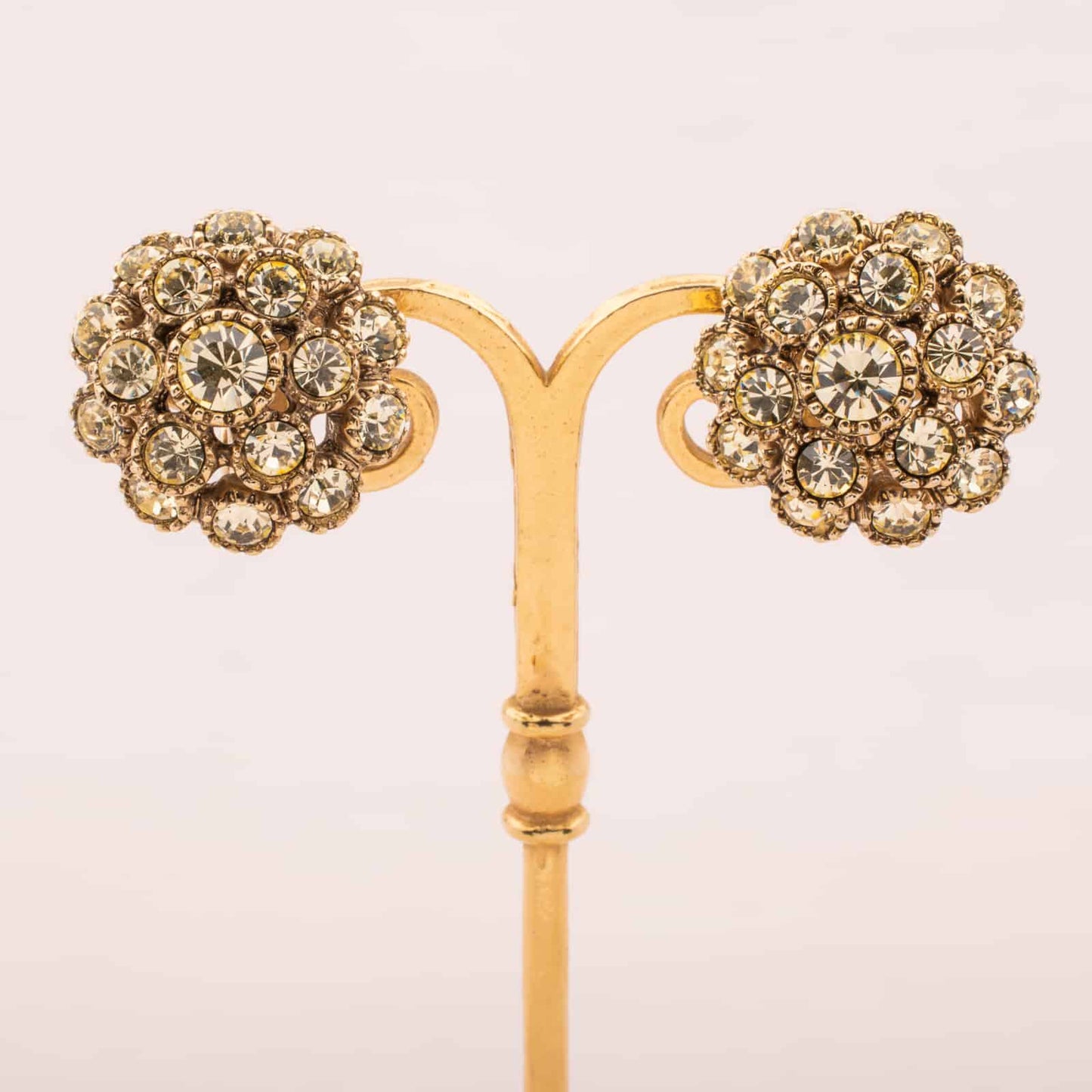 Monet-kleine-gelbe-Strass-Clips