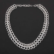 MONET silver colored chain link necklace