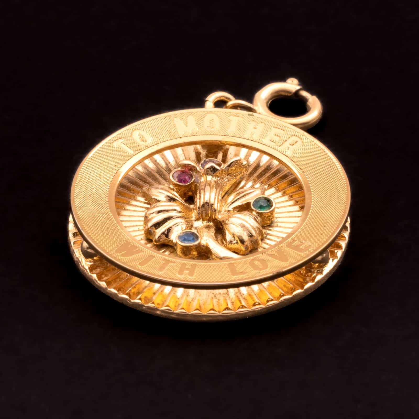 Monet-vergoldeter-Mutterteg-Charm-Anhänger