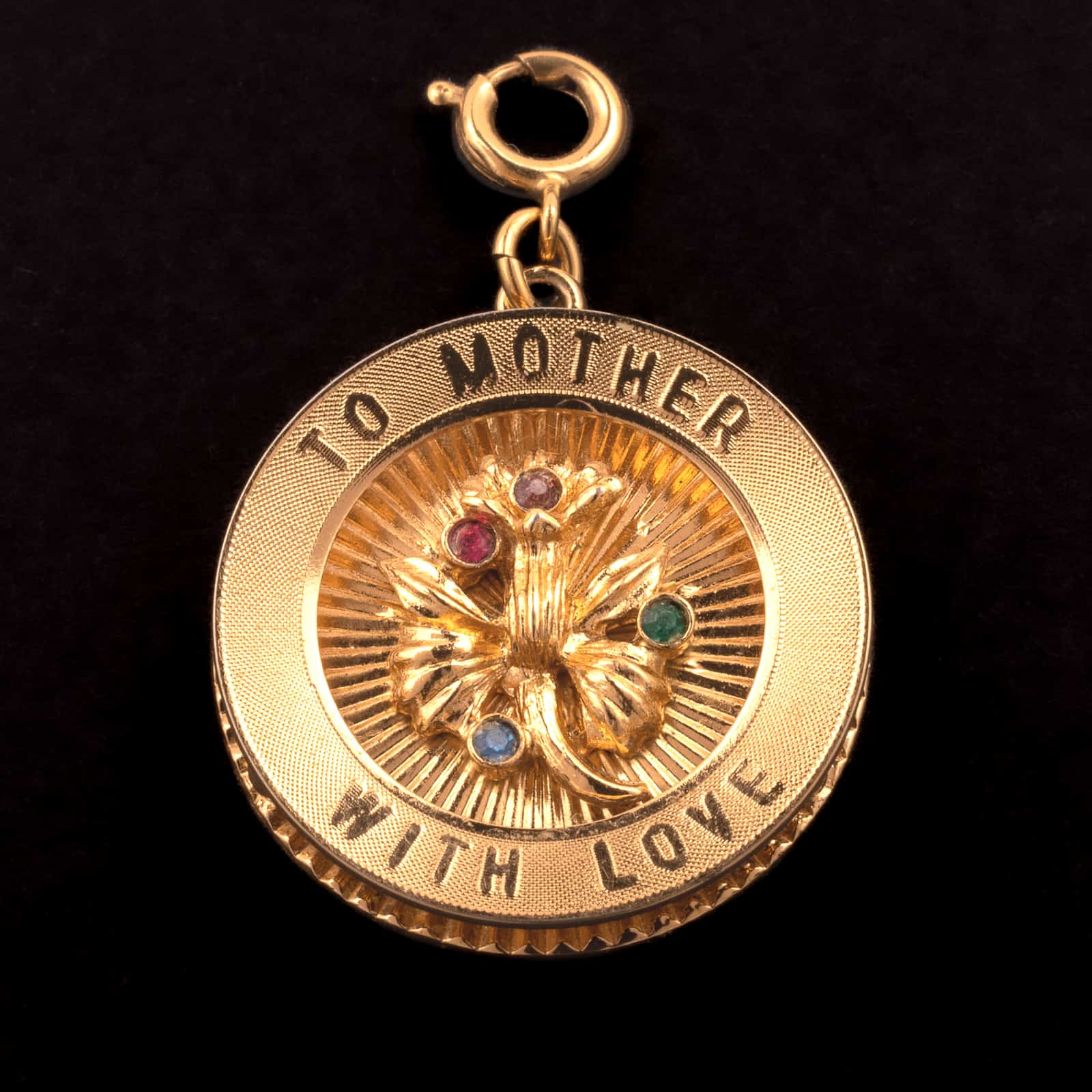 Monet-vergoldeter-Mutterteg-Charm-Anhänger