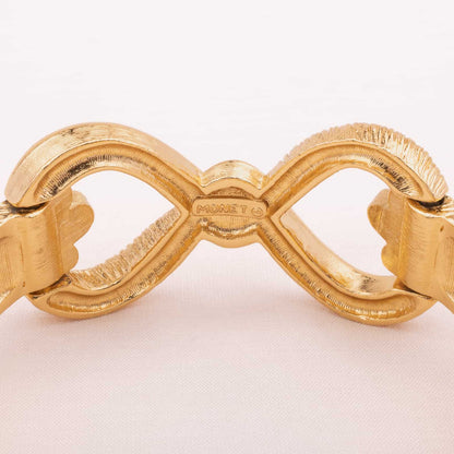 Monet-vergoldetes-Armband-Eternity-Design-Signatur