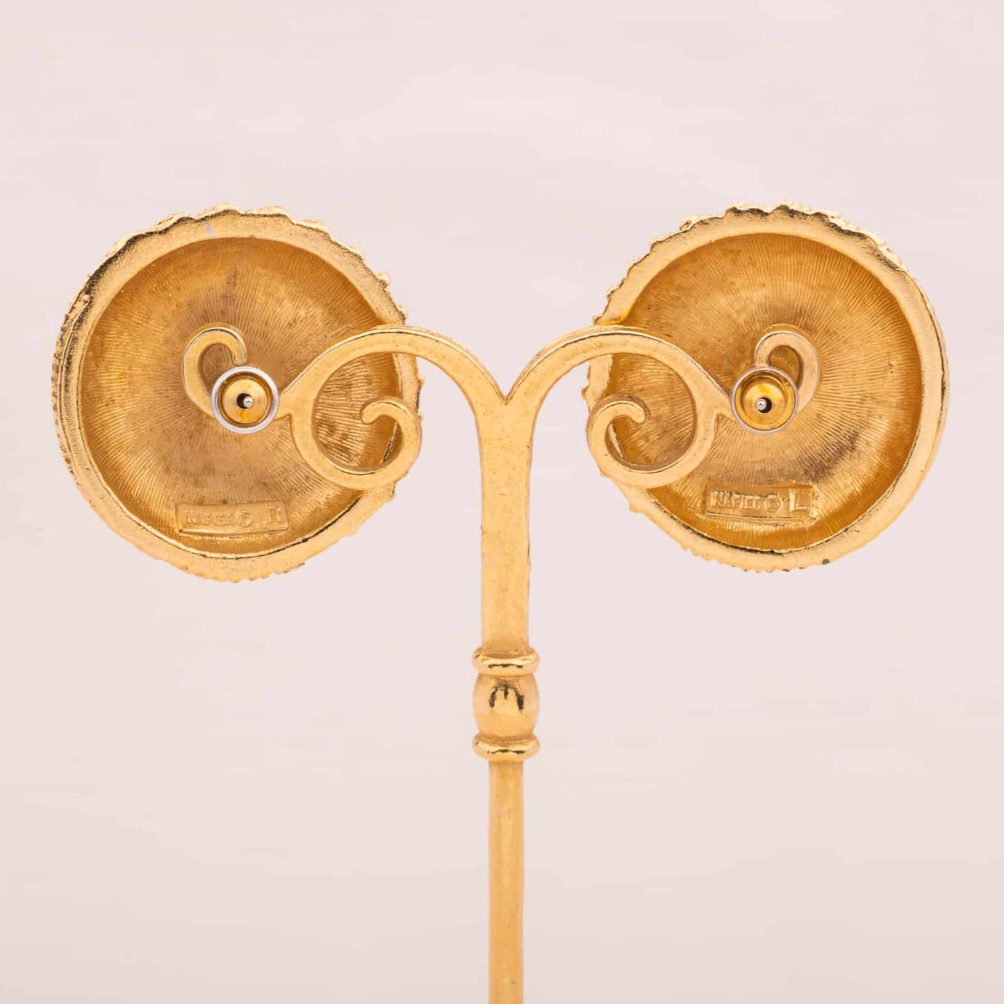 Napier-vergoldete-Ohrringe-Rückseiten