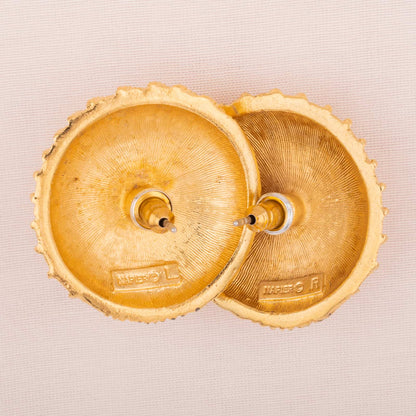 Napier-vergoldete-Ohrringe-Signatur