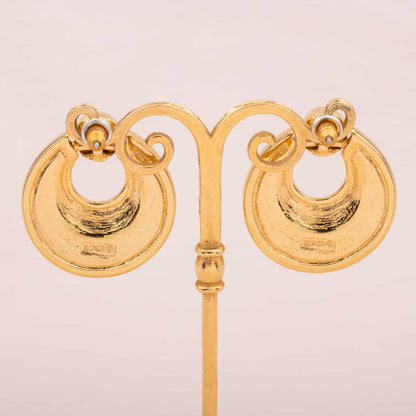 Napier-vergoldete-Ohrringe-Rückseiten-90s