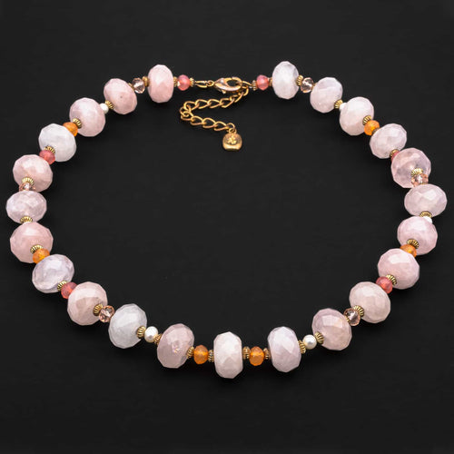 LAUREN by RALPH LAUREN Vintage Gemstone Necklace in Pink